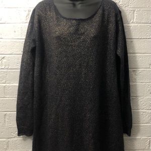 MARC BY MARC JACOBS NAVY/GOLD SWEATER OVERSIZED M